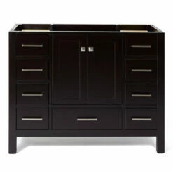 ARIEL Cambridge 42'' Single Sink Vanity Cabinet In Multiple Finishes, 42''W X 21-1/2''D X 33-1/2''H -Allied Brass Shop ari a043s bc esp noproductimage s3