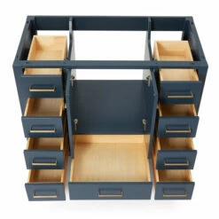 ARIEL Cambridge 42'' Single Sink Vanity Cabinet In Multiple Finishes, 42''W X 21-1/2''D X 33-1/2''H -Allied Brass Shop ari a043s bc mnb noalternateimageview4 s3