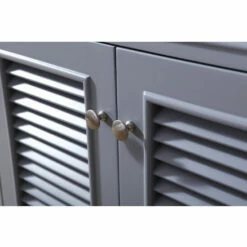 ARIEL Kensington 55"W Single Sink Carrara Marble Top Vanity In White Or Grey -Allied Brass Shop ari d055s gry 7 s3