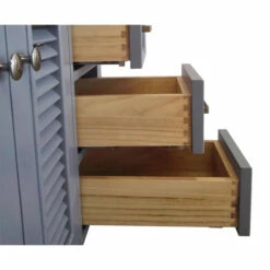 ARIEL Kensington 72'' Double Sink Vanity Cabinet With Full Extension Soft-closing Drawers In Multiple Finishes, 72''W X 21-1/2''D X 33-1/2''H -Allied Brass Shop ari d073d bc gry 1f 1000 s3