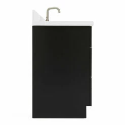 ARIEL Hamlet 49" Single Bathroom Vanity With Finish And Countertop Option -Allied Brass Shop ari f049s wq vo blk noalternateimageview2 s3