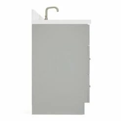 ARIEL Hamlet 49" Single Bathroom Vanity With Finish And Countertop Option -Allied Brass Shop ari f049s wq vo gry noalternateimageview2 s3