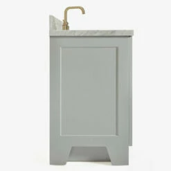 ARIEL Taylor Bath Vanity Single Sink Base Cabinet Only, 30" Wide -Allied Brass Shop ari q031scwovogry alternateimageview2 s3