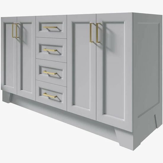 ARIEL Taylor Bath Vanity Double Sink Base Cabinet Only, 60" W Or 72" W 10 ARIEL Taylor Bath Vanity Double Sink Base Cabinet Only, 60" W Or 72" W - Image 10