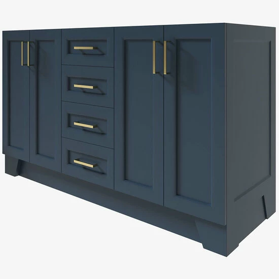 ARIEL Taylor Bath Vanity Double Sink Base Cabinet Only, 60" W Or 72" W 1 ARIEL Taylor Bath Vanity Double Sink Base Cabinet Only, 60" W Or 72" W