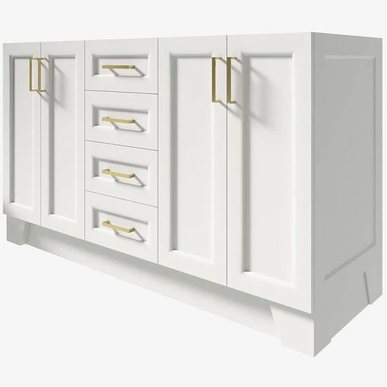 ARIEL Taylor Bath Vanity Double Sink Base Cabinet Only, 60" W Or 72" W 2 ARIEL Taylor Bath Vanity Double Sink Base Cabinet Only, 60" W Or 72" W - Image 2