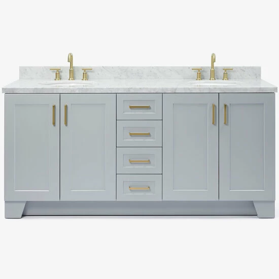 ARIEL Taylor Bath Vanity Double Sink Base Cabinet Only, 60" W Or 72" W 9 ARIEL Taylor Bath Vanity Double Sink Base Cabinet Only, 60" W Or 72" W - Image 9