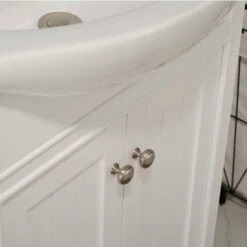 Design Element Marian 24'' Width Single Sink Bathroom Vanity With Countertop / Sink Top -Allied Brass Shop de s05 24 wt 5 s3