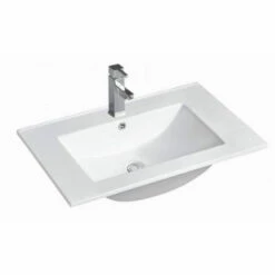 Empire Industries Autumn Thin Edge Ceramic Tops In White, 24" Or 30" Wide 7 Empire Industries Autumn Thin Edge Ceramic Tops In White, 24" Or 30" Wide -Allied Brass Shop ei au24w1 s3