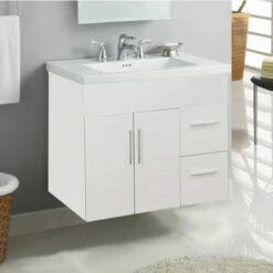 Empire Industries Wall-Hung Metropolitan 30" Vanity With 2 Doors & 2 Drawers