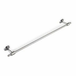 Nameeks Wall Mounted Chrome 24 Inch Double Towel Bar, Chrome