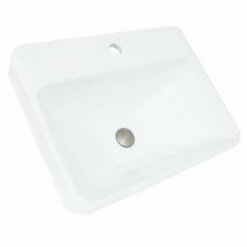 Nantucket Sinks Brant Point Collection 23" Wide Rectangular Drop-In Ceramic Vanity Sink, 1-Hole Or 3-Holes -Allied Brass Shop nt di 2317 r1 2 s3