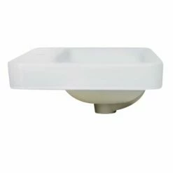 Nantucket Sinks Brant Point Collection 23" Wide Rectangular Drop-In Ceramic Vanity Sink, 1-Hole Or 3-Holes -Allied Brass Shop nt di 2317 r1 4 s3
