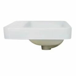 Nantucket Sinks Brant Point Collection 23" Wide Rectangular Drop-In Ceramic Vanity Sink, 1-Hole Or 3-Holes -Allied Brass Shop nt di 2317 r8 4 s3