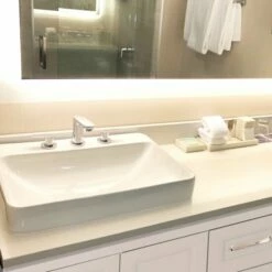 Nantucket Sinks Brant Point Collection 23" Wide Rectangular Drop-In Ceramic Vanity Sink, 1-Hole Or 3-Holes -Allied Brass Shop nt di 2317 r8 ls2 s3