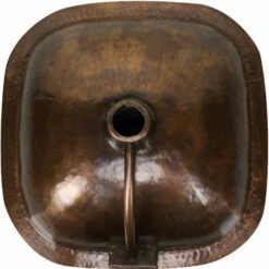 Nantucket Sinks Hand Hammered Metal Sinks In Copper -Allied Brass Shop nt sqrc of 3 s3