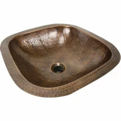 Nantucket Sinks Hand Hammered Metal Sinks In Copper -Allied Brass Shop nt sqrc of s3
