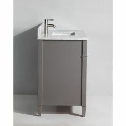 Vanity Art 36" W Single Sink Bathroom Vanity Set With Carrara Marble Vanity Top, Sink And Vanity Mirror, 36" W X 22" D X 36" H, In Multiple Finishes -Allied Brass Shop var va2036 g 5 s3