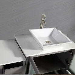 Vanity Art 42" W Single Sink Bathroom Vanity Set With Ceramic Vanity Top, Sink And Vanity Mirror, 42" W X 18-1/2" D X 36" H, In Multiple Finishes 13 Vanity Art 42" W Single Sink Bathroom Vanity Set With Ceramic Vanity Top, Sink And Vanity Mirror, 42" W X 18-1/2" D X 36" H, In Multiple Finishes -Allied Brass Shop var va3130 42g 3 s3
