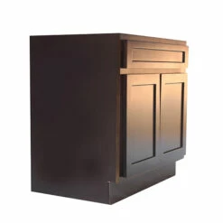 Vanity Art 30" W Side Vanity Cabinet, Base Only, Knockdown, 30" W X 21" D X 32-1/2" H, In Multiple Finishes -Allied Brass Shop var va4030b 3 s3