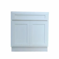 Vanity Art 30" W Side Vanity Cabinet, Base Only, Knockdown, 30" W X 21" D X 32-1/2" H, In Multiple Finishes -Allied Brass Shop var va4030w s3