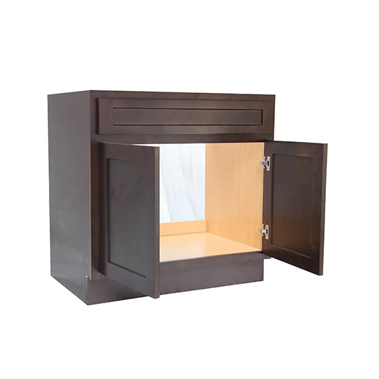 Vanity Art 33" W Side Vanity Cabinet, Base Only, Knockdown, 33" W X 21" D X 32-1/2" H, In Multiple Finishes 2 Vanity Art 33" W Side Vanity Cabinet, Base Only, Knockdown, 33" W X 21" D X 32-1/2" H, In Multiple Finishes - Image 2