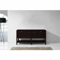 Virtu USA Winterfell 72" Double Sinks Bathroom Vanity - Cabinet Only - In Multiple Finishes -Allied Brass Shop vi ed 30072 cab es 1 s3