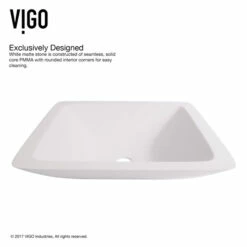 Vigo Industries Begonia Matte Stone Vessel Bathroom Sink Set With Amada Faucet In Chrome -Allied Brass Shop vig vg04006 4 inf 3 s3