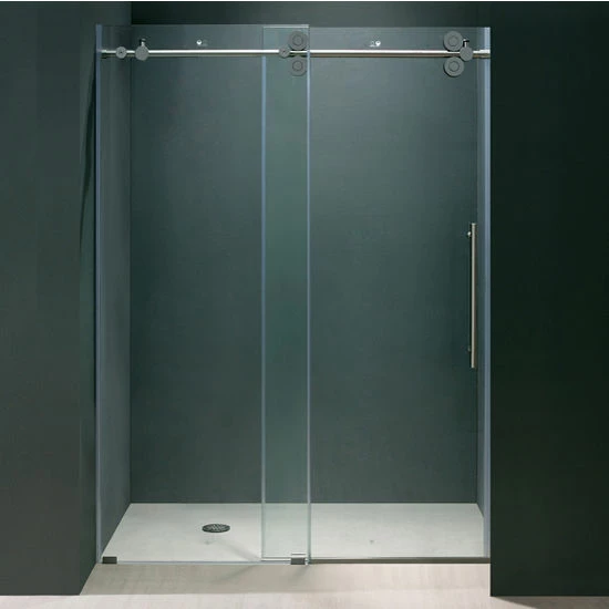 Vigo 52'' Frameless Shower Door 3/8'' Thick Clear Tempered Glass 8 Vigo 52'' Frameless Shower Door 3/8'' Thick Clear Tempered Glass - Image 8