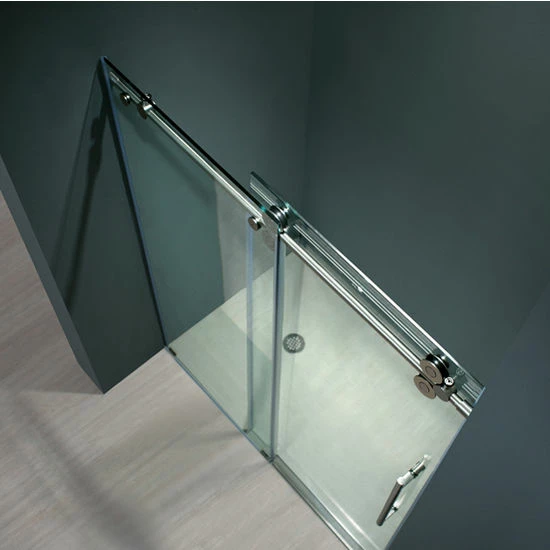 Vigo 52'' Frameless Shower Door 3/8'' Thick Clear Tempered Glass 3 Vigo 52'' Frameless Shower Door 3/8'' Thick Clear Tempered Glass - Image 3