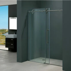 Vigo 52'' Frameless Shower Door 3/8'' Thick Clear Tempered Glass 14 Vigo 52'' Frameless Shower Door 3/8'' Thick Clear Tempered Glass -Allied Brass Shop vig vg6041stcl5274 4 s3
