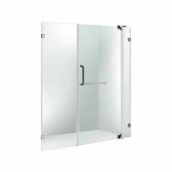 Vigo 66-Inch Frameless Shower Door, 3/8" Clear Glass -Allied Brass Shop vig vg6042bncl66 9 s3