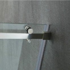 VIGO Luca Frameless Shower Door With Clear Glass And Metal Hardware -Allied Brass Shop vig vg6043stcl 5 env 4 s3
