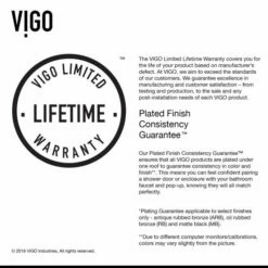 VIGO Luca Frameless Shower Door With Clear Glass And Metal Hardware -Allied Brass Shop vig vg6043stcl 6 inf 5 s3