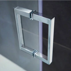 Vigo Ryland 62'' Or 64'' Frameless Shower Door With 3/8'' Clear Glass And Hardware -Allied Brass Shop vig vg6045chcl48 6 env 5 s3