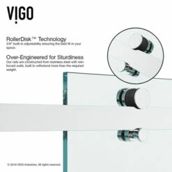 Vigo 32"W Alameda Frameless Tempered Glass Shower Door Enclosure, 3/8" Thick 13 Vigo 32"W Alameda Frameless Tempered Glass Shower Door Enclosure, 3/8" Thick -Allied Brass Shop vig vg6052chcl3248 7 inf 3 s3