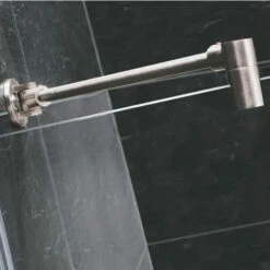 Vigo Frameless Neo-Angle Brushed Nickel Or Chrome Shower Enclosure, 42 1/8" W X 42 1/8" D X 76 3/4" H -Allied Brass Shop vig vg6063bncl42ws 13 s3