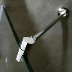 Vigo Frameless Neo-Angle Brushed Nickel Or Chrome Shower Enclosure, 42 1/8" W X 42 1/8" D X 76 3/4" H -Allied Brass Shop vig vg6063chcl42ws 12 s3