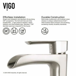 Vigo Industries Dianthus Matte Stone Vessel Bathroom Sink Set With Multiple Faucet And Pop-Up Drain Options, 14-1/2" Wide -Allied Brass Shop vig vgt1082bn 10 inf 7 s3