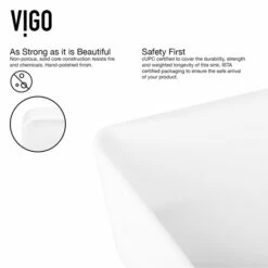 Vigo Marigold Matte Stone™ Vessel Bathroom Sink Set With Faucet In Multiple Finishes, Pop-Up Drain Included, 14-3/8''W X 17-3/4''D X 5''H, ADA Compliant -Allied Brass Shop vig vgt1275 11 s3