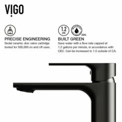 Vigo Marigold Matte Stone™ Vessel Bathroom Sink Set With Faucet In Multiple Finishes, Pop-Up Drain Included, 14-3/8''W X 17-3/4''D X 5''H, ADA Compliant -Allied Brass Shop vig vgt1275 8 s3
