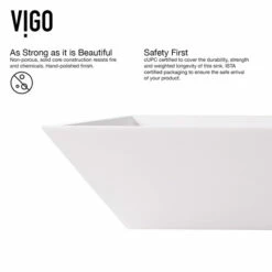 Vigo Vinca Matte Stone™ Vessel Bathroom Sink Set With Faucet, Pop-Up Drain Included, 13-3/4''W X 18''D X 4-5/8''H, ADA Compliant -Allied Brass Shop vig vgt1279 5 s3