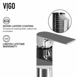 Vigo Wisteria Matte Stone™ Vessel Bathroom Sink Set With Faucet, Pop-Up Drain Included, 13-1/2''W X 23-1/8''D X 3-7/8''H, ADA Compliant -Allied Brass Shop vig vgt1283 7 s3