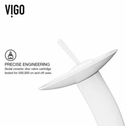 Vigo Wisteria Matte Stone™ Vessel Bathroom Sink Set With Faucet, Pop-Up Drain Included, 13-1/2''W X 23-1/8''D X 3-7/8''H, ADA Compliant -Allied Brass Shop vig vgt1295 12 s3