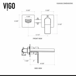 Vigo Marigold Matte Stone Vessel Bathroom Sink Set With Atticus Faucet Wall Mount Faucet Option -Allied Brass Shop vig vgt981 spec s3